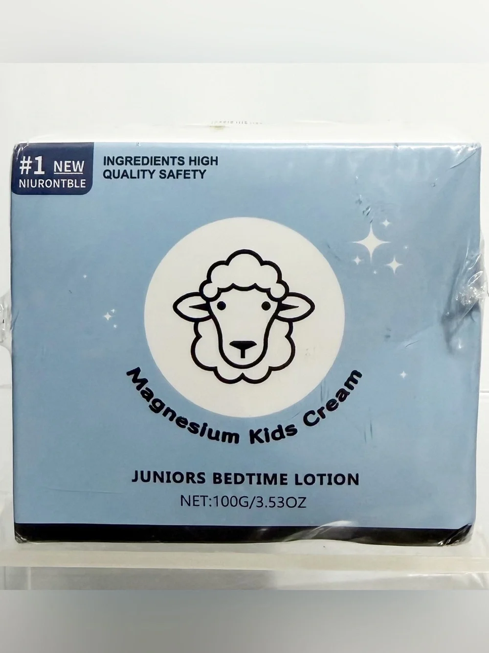 Magnesium Kids Cream Juniors Bedtime Lotion, 3.53 oz - New in Sealed Box